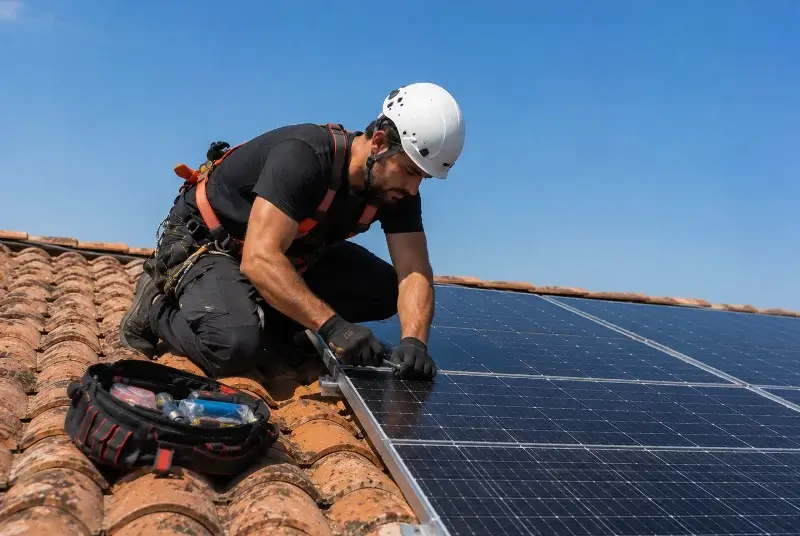 Maintenance et monitoring de panneaux solaires à Tursac
