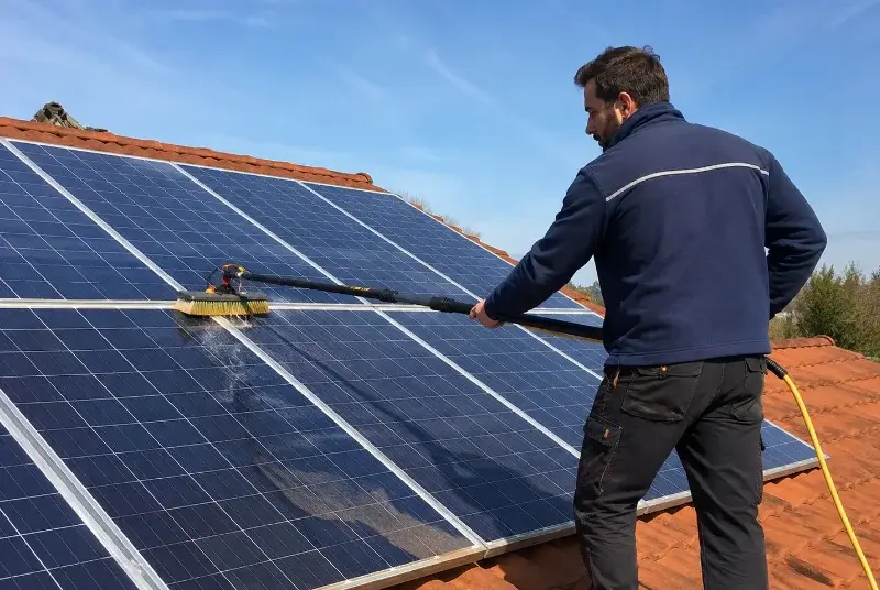 Nettoyage et entretien de panneaux solaires à Tursac
